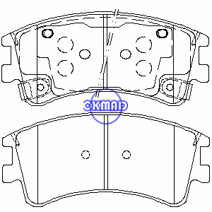 MAZDA 6 Hatchback (GG) Station Wagon (GY) Brake pad FMSI:7856-D957 OEM:G2YS-33-23Z FDB1619 TRW:GDB3310 WVA:24046 24047 24048, F957